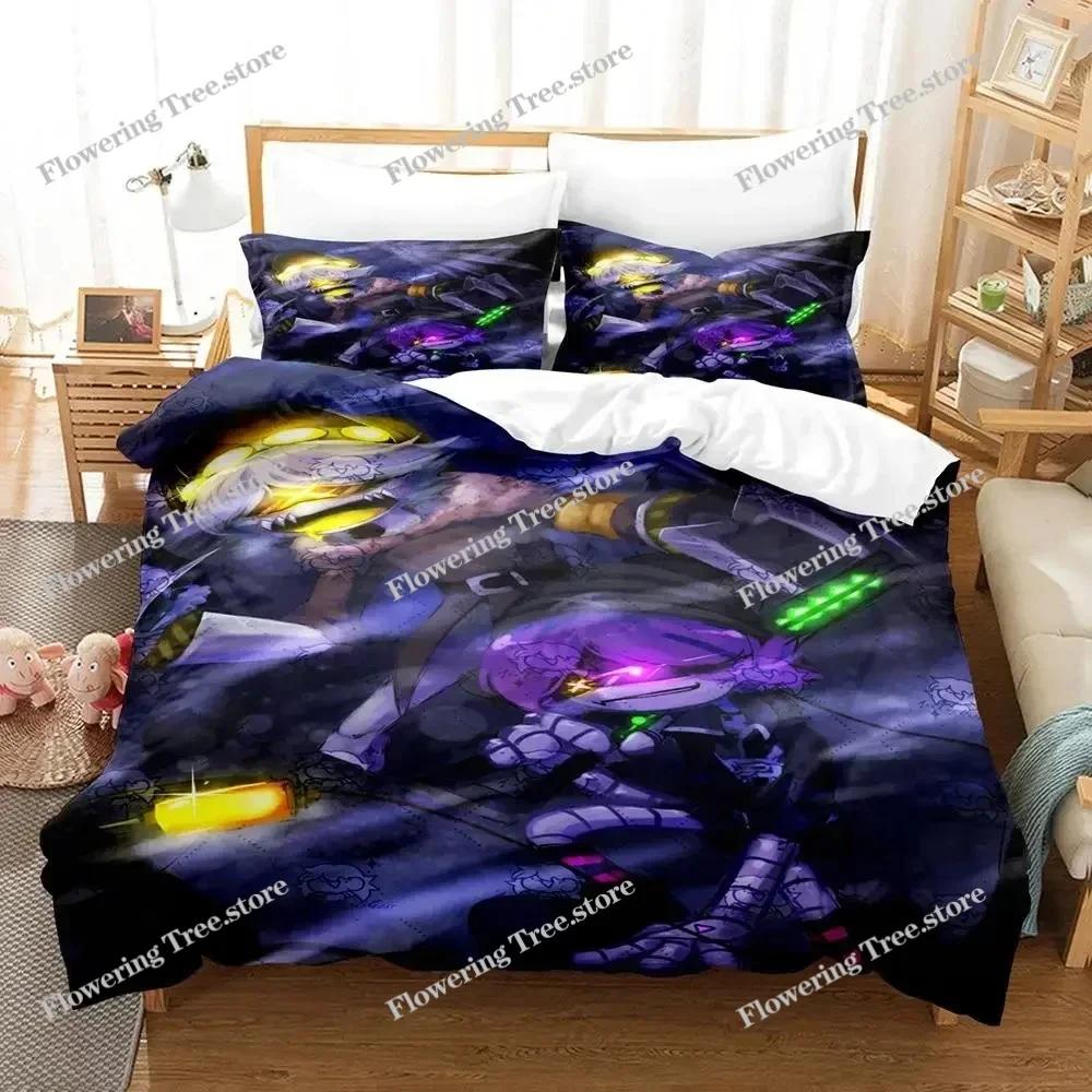 Anime Murder Drones Bedding Set Boys Girls Twin Queen Size Duvet Cover Pillowcase Bed Kids Adult Fashion Home Textileextile