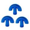 3 Pieces Pool Fountain Nozzle Curved Fan-Shaped Smooth Molded