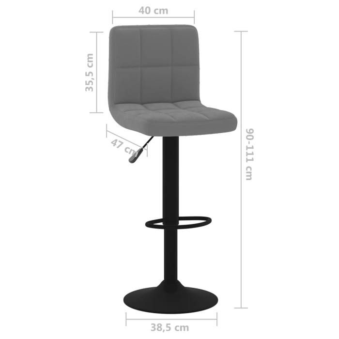VidaXL Bar Stool Pub Seat Swivel Bar Chair Counter Stool Bistro Seat Pub Chair Home 334295