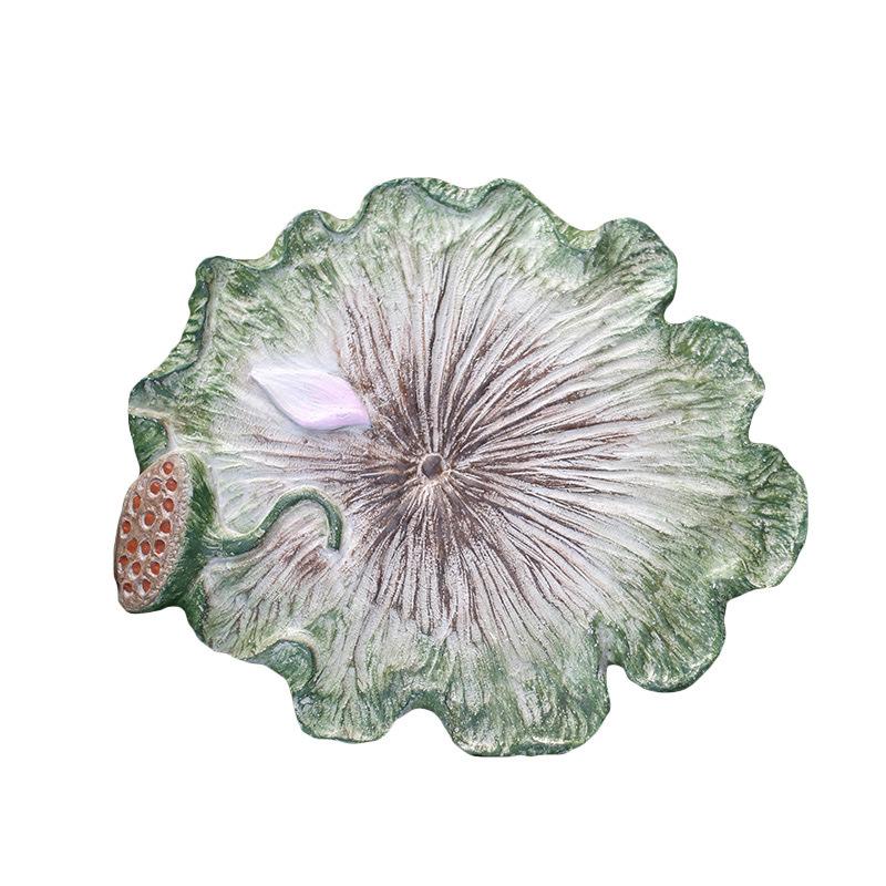 Lotus Leaf Stepping Stones for Outdoor Garden Decor