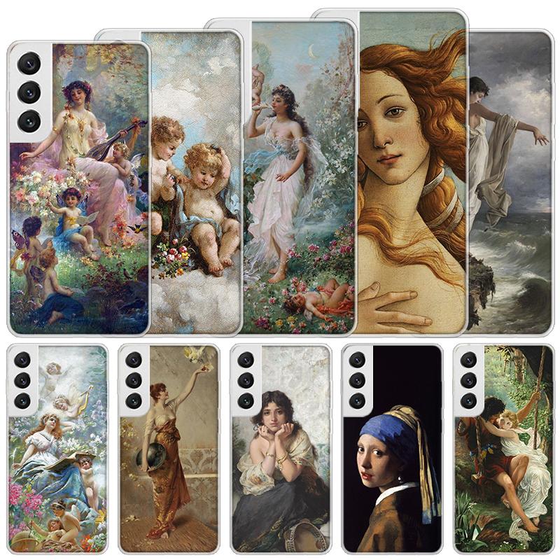 Malerei Kunst Renaissance Weiche Hülle Für Samsung Galaxy M12 M21 M30S M31 M32 M51 M52 Handyhülle Note 8 9 10 + 20 Ultra J4 J6 Plus J8
