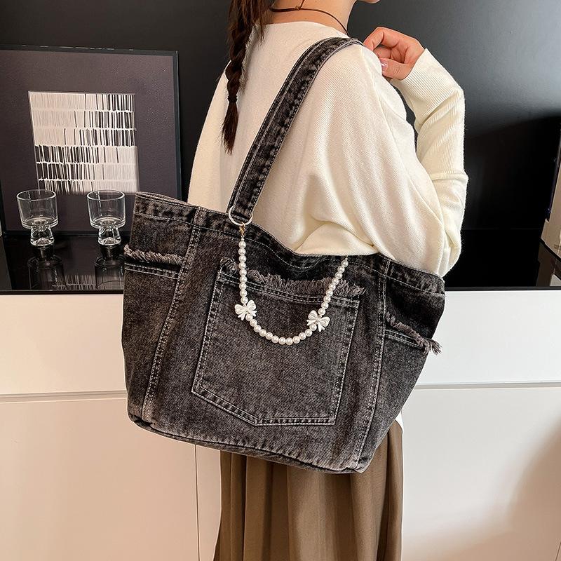 Geantă de mână casual, la modă, pentru navetă, cu o singură baretă, sub braț, cu capacitate mare și design versatil