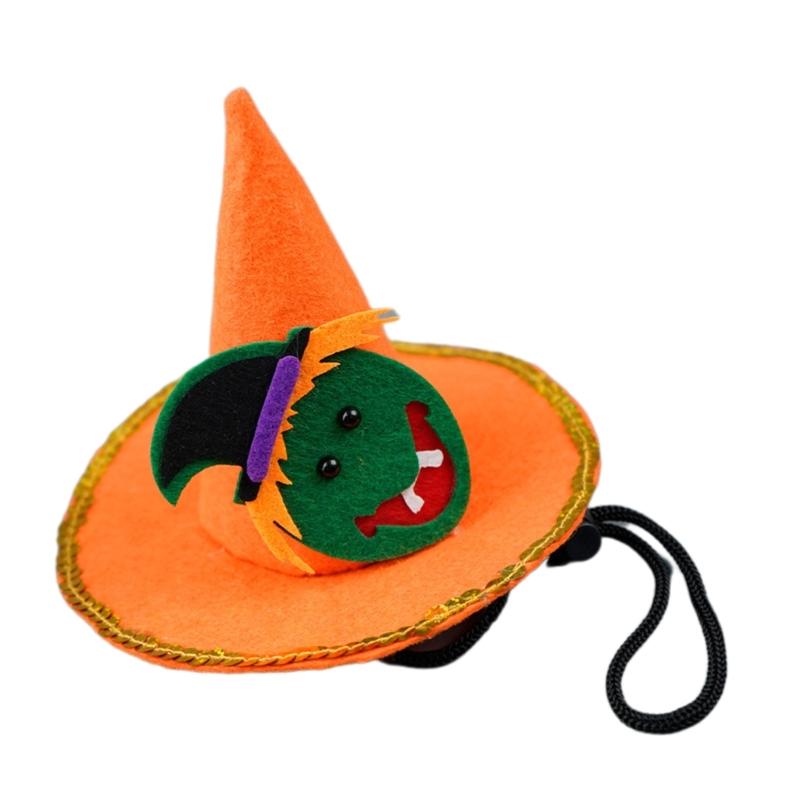 Halloween Pet Hat Cute Witch Hat Shape Hat for Dogs Cat Dress Up Supplies Lovely Carnivals Winter Hat Pet Accessory