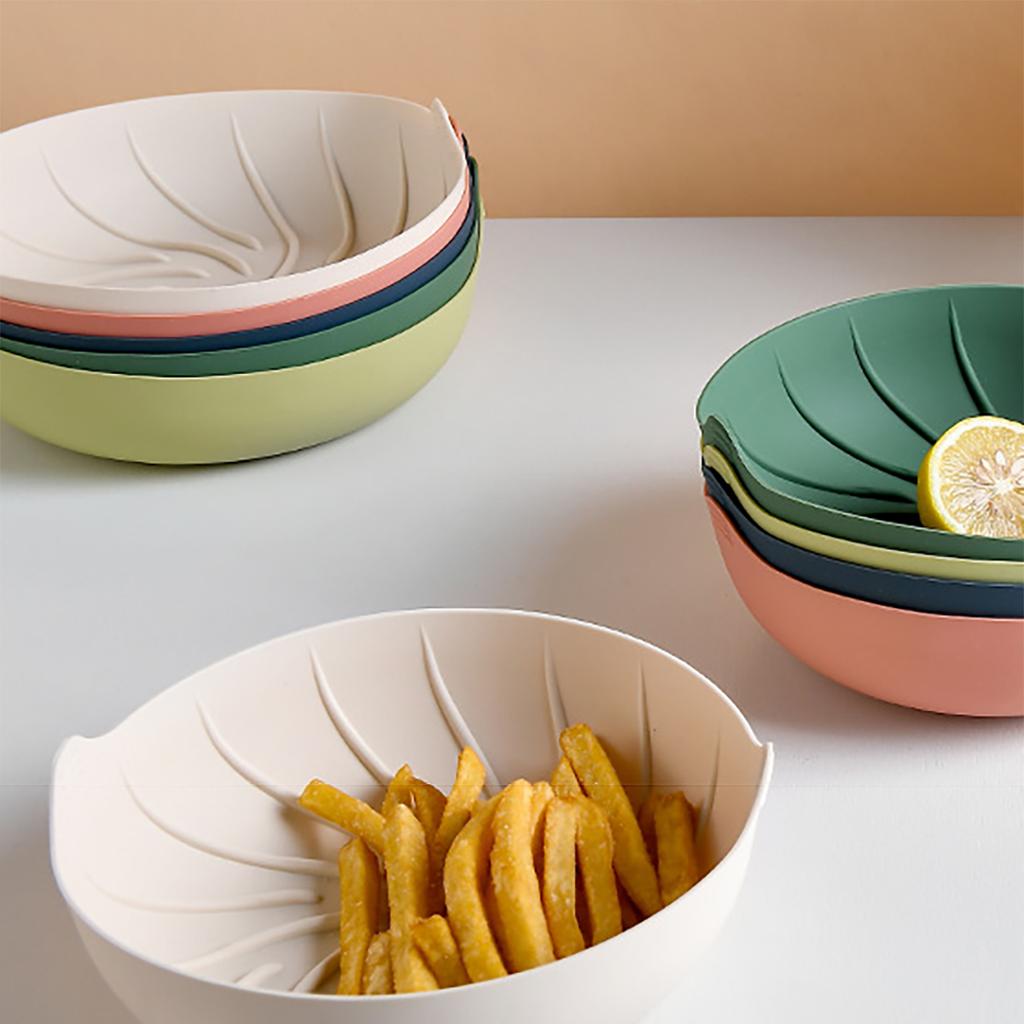 2pcs Circular Air Fryer Baking Tray Set Silicone Bakeware Creative Baking Tray Kitchen Baking Tools