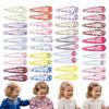40pcs Waterdrop Sweet Hair Clips Fruit Animal Flower Barrettes Slide Clip Daily Wear
