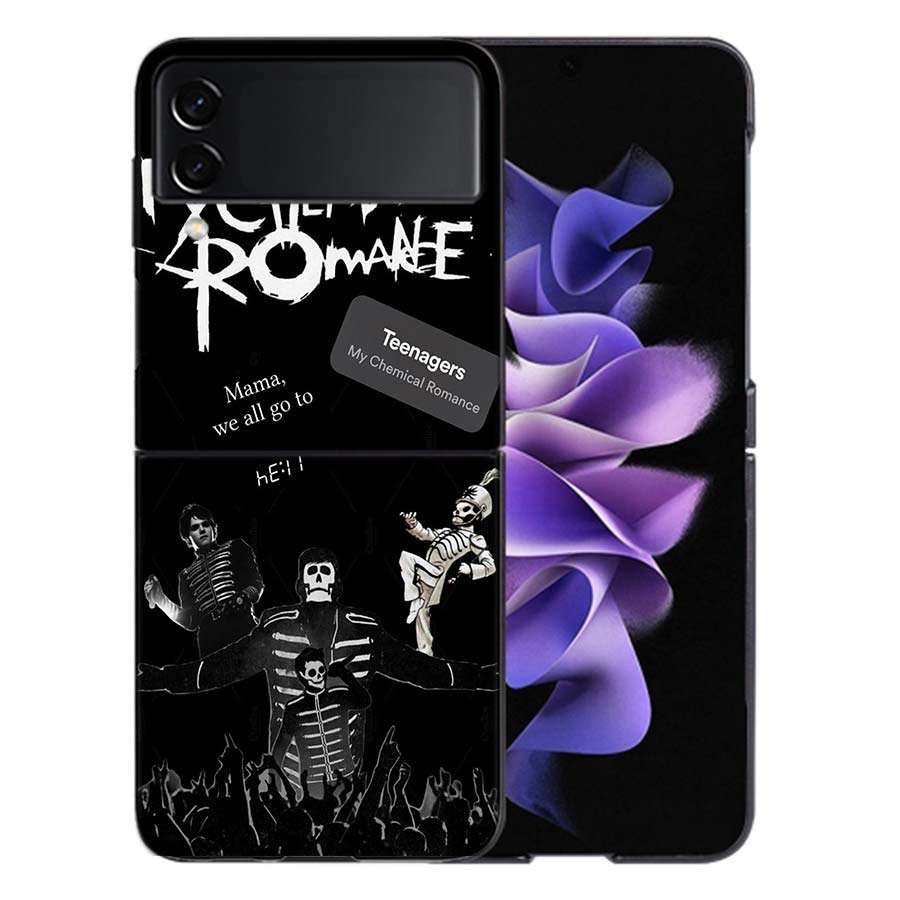 

My Chemical Romance MCR Phone Case For Samsung Z Flip 6 7 5G Galaxy Z Flip 5 4 3 5G Cases Shockproof Hard Cover TPU Galaxy Z Flip 4 5G