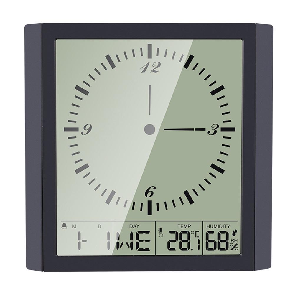 

Multifunctional Electronic Digital Wall Clock Smart Display Clock Big Screen Thermometer Hygrometer Alarm Clock as picture show