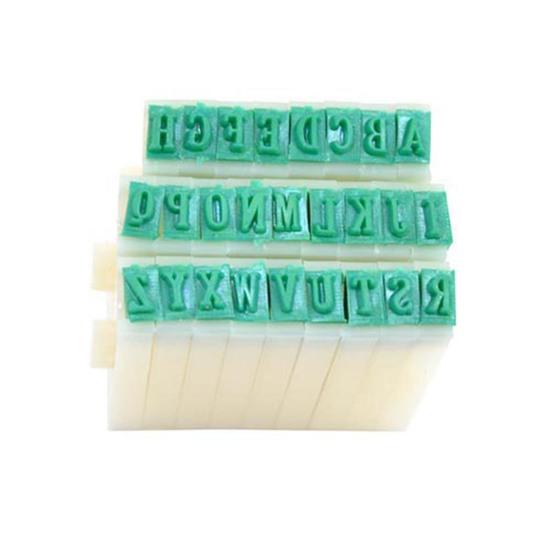 Stamps Adjustable Assembly Convenient Plastic DIY Plastic English Alphabet Letters Stamps