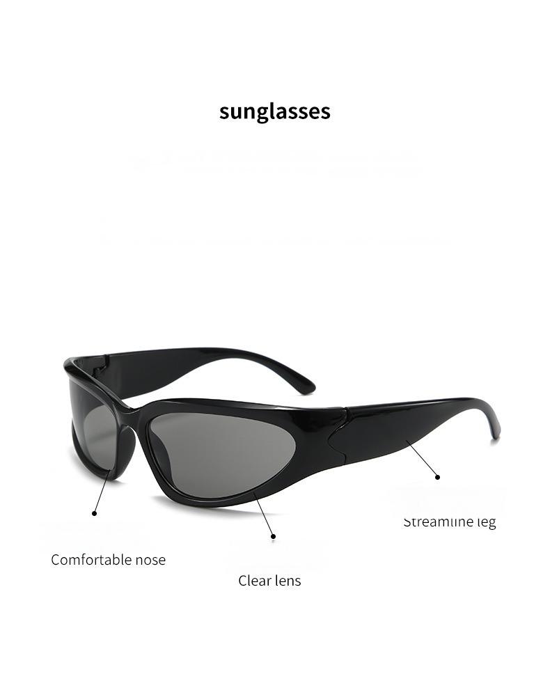 Premium Sunglasses Cycling Outdoor Sports Sunglasses Alien Unisex Hip Hop Glasses