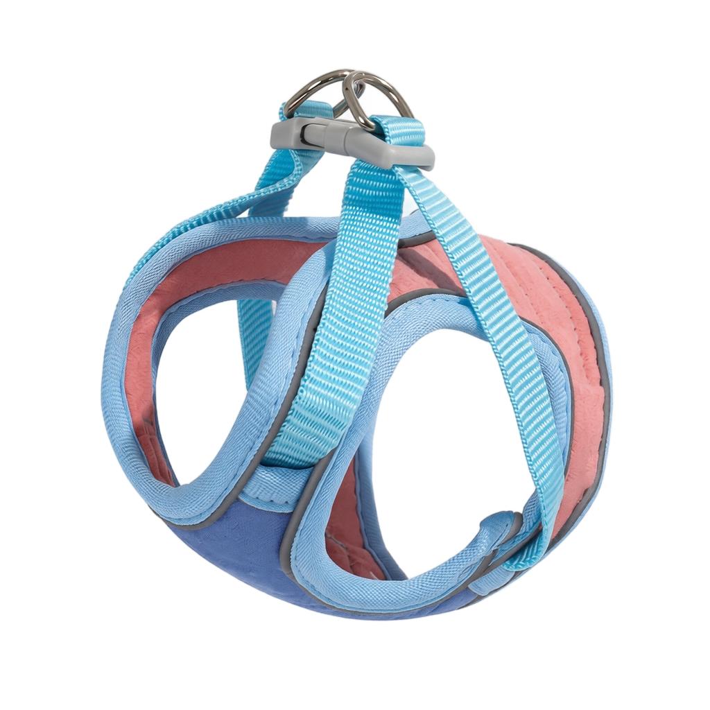 Cat Harness with Leash Adjustable Vest Style Double Layer Protection Reflective Strips Full Coverage Safety Strap 150cm Walking Rope for Cats