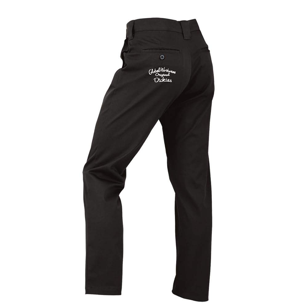 

Workle Dickies Old Style Straight Pants with Embroidery, Stretch Fabric, Year-Round Casual Workwear, D-2874 (13. Black, XL)