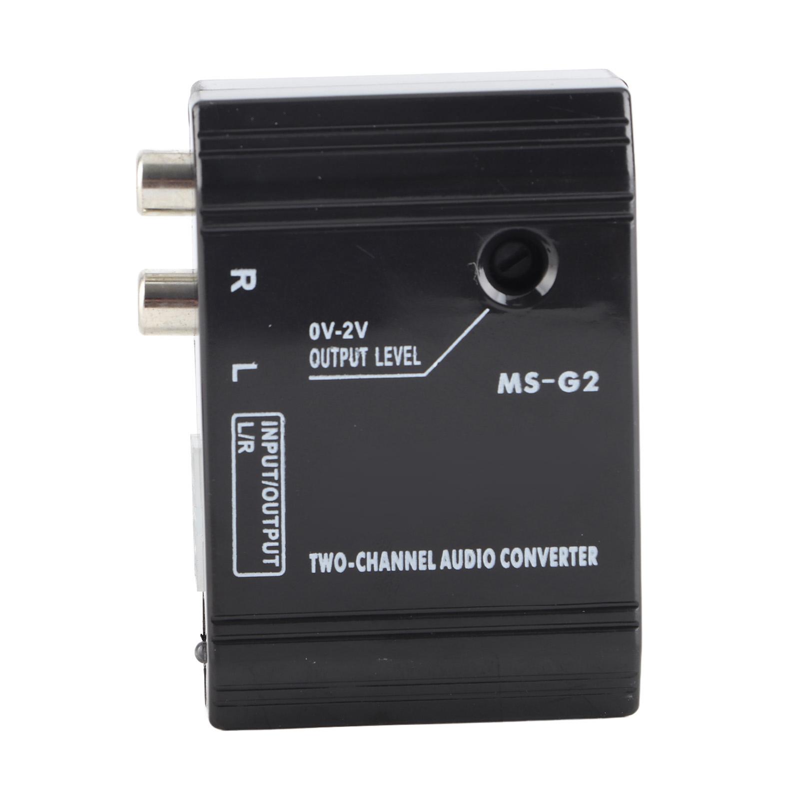 

Автомобильный аудио конвертер высокой частоты в низкую частоту 2-канальный ударопрочный помехоустойчивый