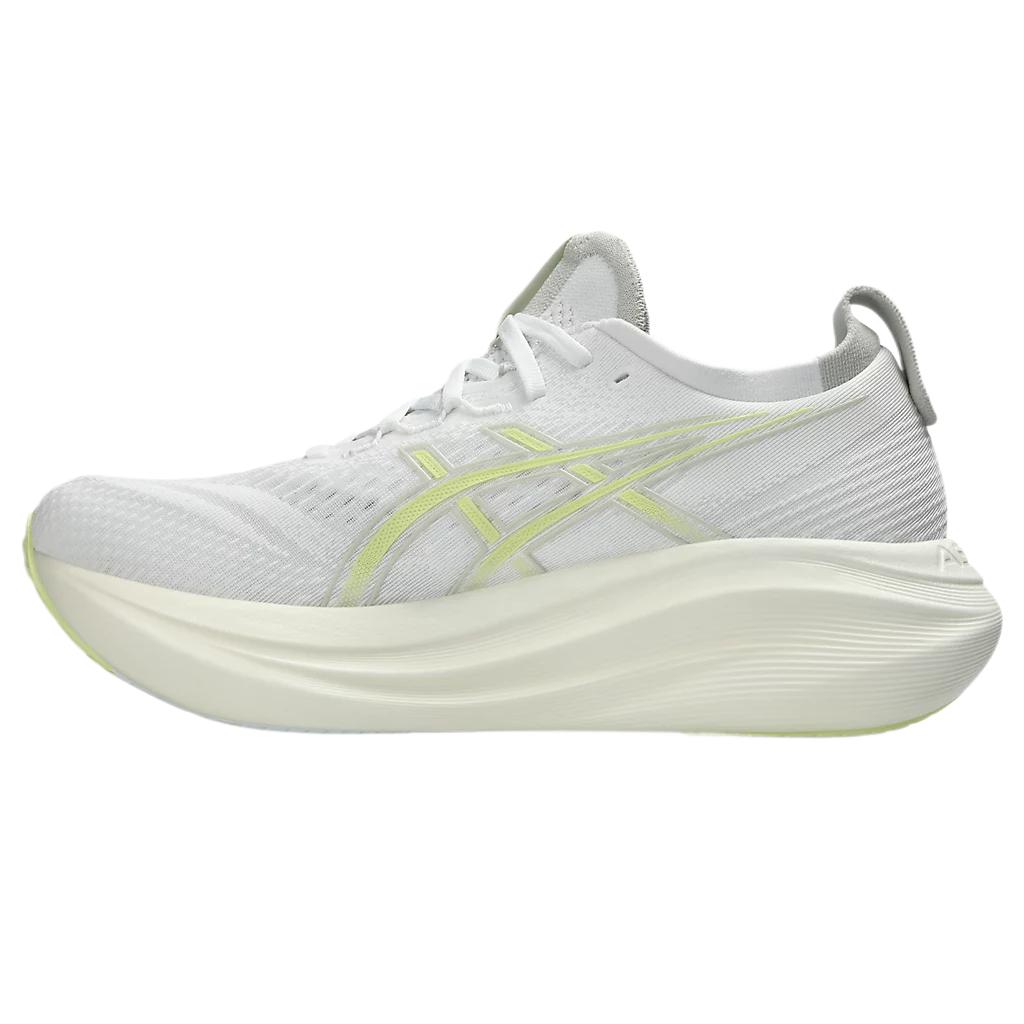 Asics Gel Nimbus 27 White Huddle Yellow Men Sneakers 1011B958-101 44