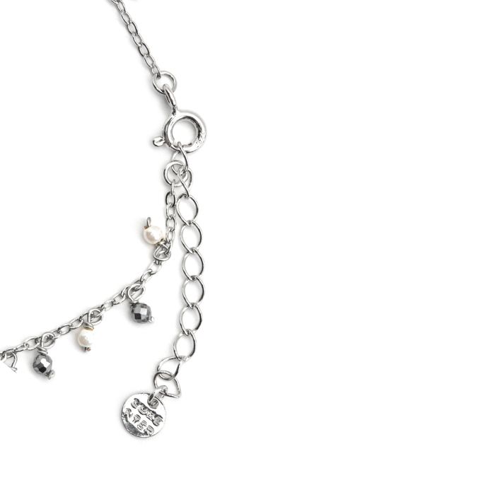 Bracelet - Luxenter - Apses - Argent 925 - Perles Blanches - Rhodié