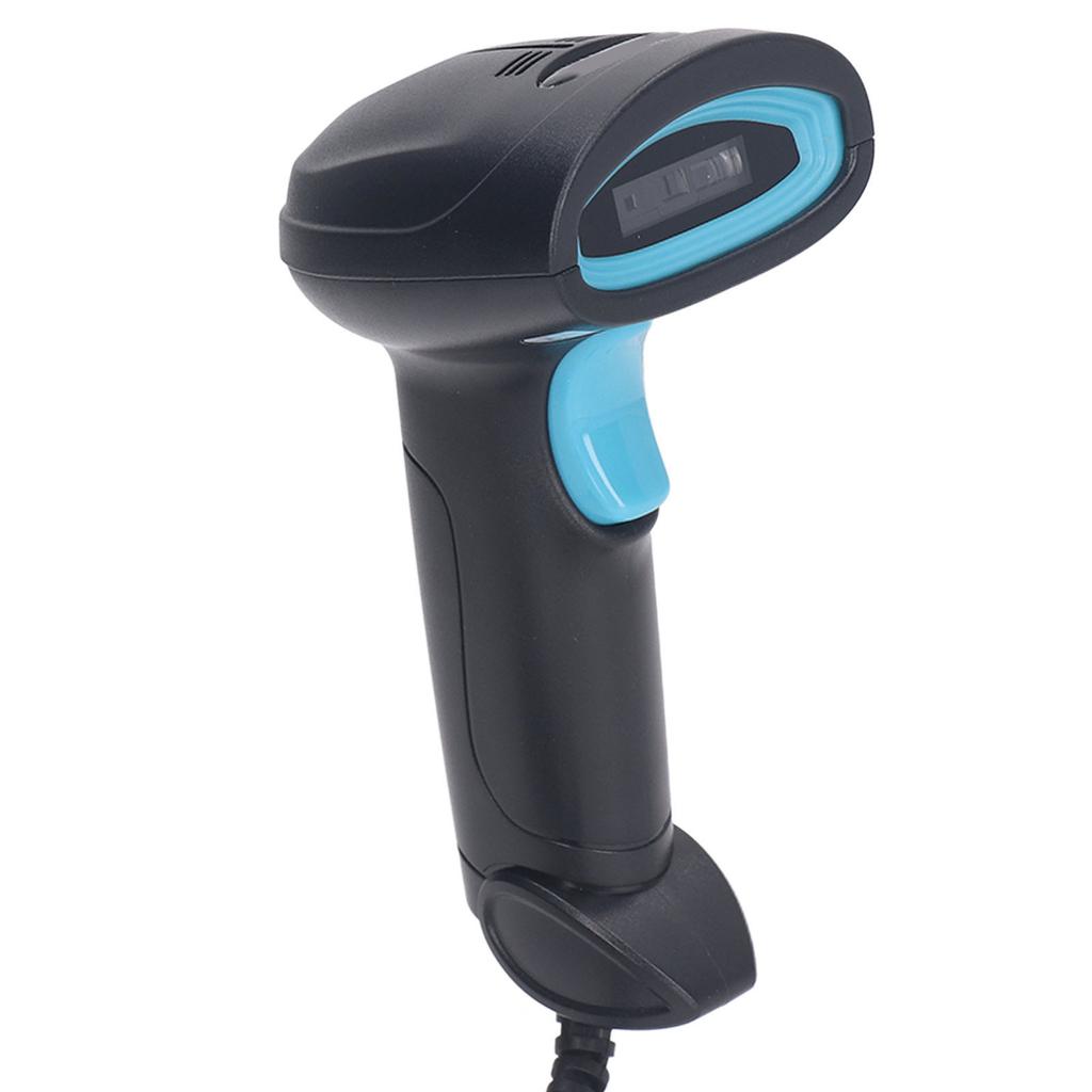 1D Barcode Scanner High Accuracy Fast Decoding Ergonomic USB Wired 1D Barcode Reader for Supermarket Warehouse