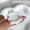 1Pcs New Design Cute Resin Ring Paint Palette Mini Portable Ins Wind Cute Finger Palette Tone Nail Tools Art Supplies
