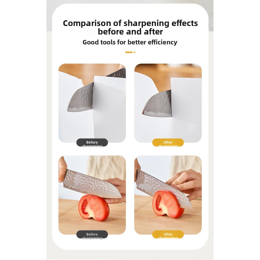 Wireless Electric Blade Sharpener Rechargeable With A USB Cable Electric Blade Sharpener Automatic Sharpening Kitchen Tools