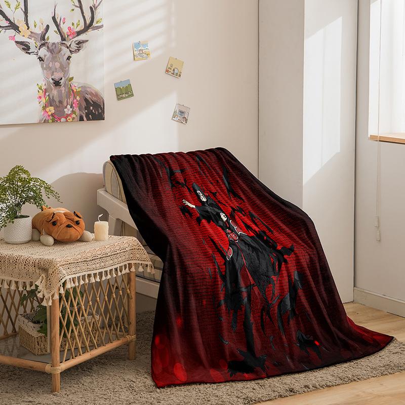 Cartoon Animation Hokage Series Double Sided Flannel 3D Digital Printing Blanket Blanket