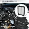 Воздушный фильтр двигателя X Autohaux для Honda CR-V 2.0L 2020-2022 Элементный фильтр Long Life Воздушный фильтр №172205K0A00 1 шт.