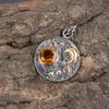 Citrine Gemstone Jewelry, 925 Sterling Silver Pendant, Charming Citrine Silver Jewelry, Handmade Pendant For Wedding Gift