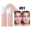 8 Shade Liquid Foundation with Long Lasting Oil Control Concealing Hydrating Lightweight Fine Texture and Non Cakey 1PCS