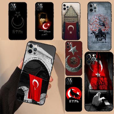 Turkey Turkish Flag Phone Case For iPhone 17 16 15 14 13 12 11 Pro Max Mini 16 Plus 16e 17 Air Protective Cover