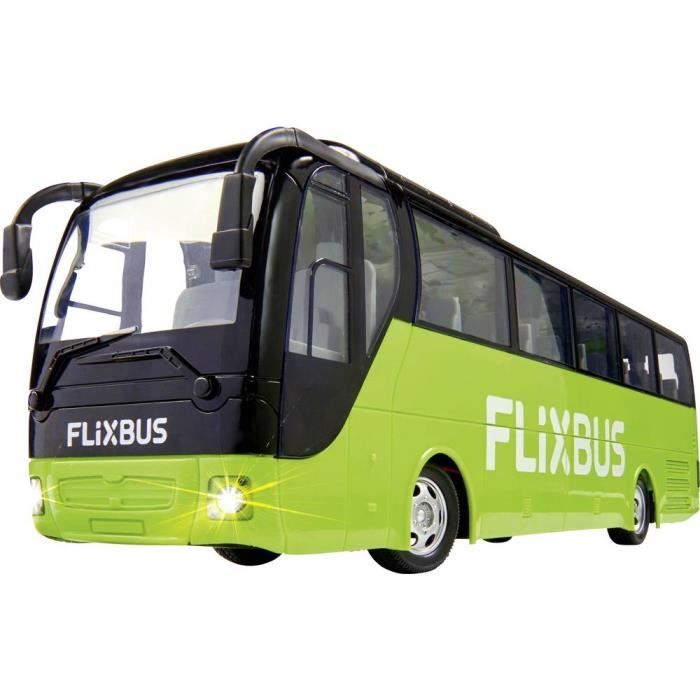 Bus RC Électrique Carson Modellsport 907342 FlixBus Avec Accu, Chargeur Et Piles Pour L'émetteur