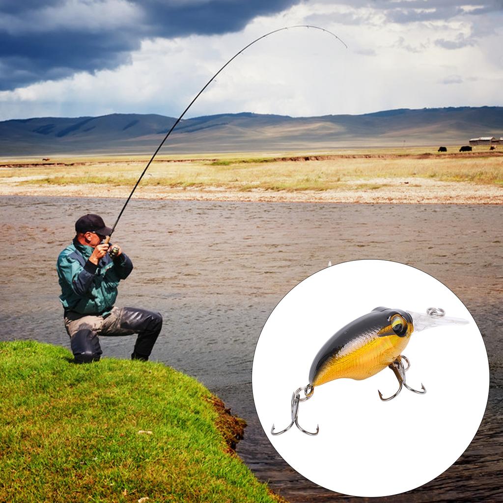 Fishing Mini Minnow Bait High Simulation Three Dimensionals Eyes Artificial Fishing Bait for Outdoor