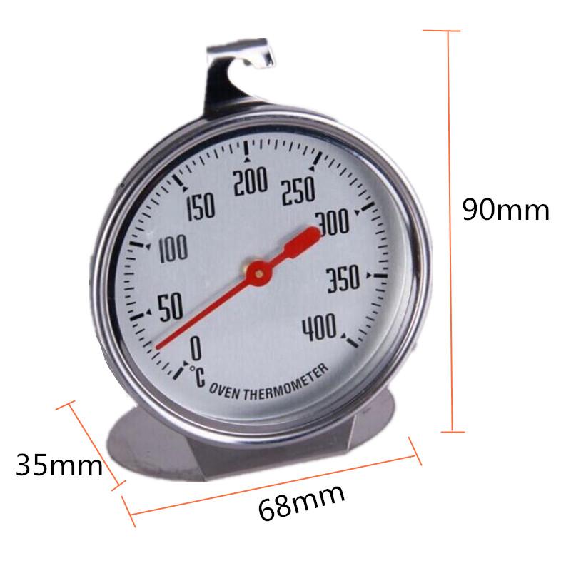 0-400 Grad Backofenthermometer Großer Durchmesser Lebensmittel Fleisch Temperatur Aufstellbares Zifferblatt Messthermometer Backwerkzeuge