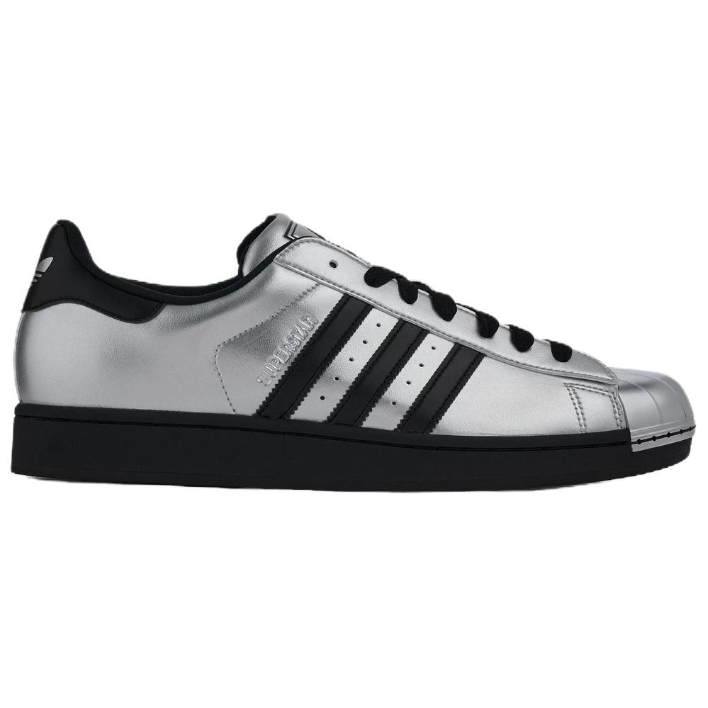 Adidas Superstar 2 Metallic Silver Black Unisex Sneakers KI9988