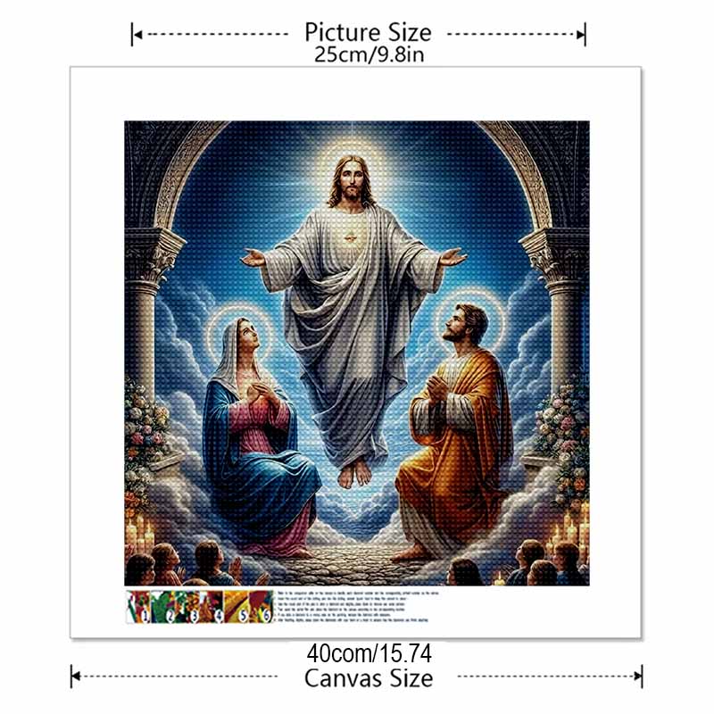 New Arrival 5D DIY Full Circle Diamond Painting "Religious" Embroidery Cross Stitch Home Decor Gift