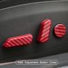 6 Teile/satz Auto Sitz Einstellung Taste Abdeckung Trim für Tesla Model3 Modell 3 2016 2017 2018 Styling