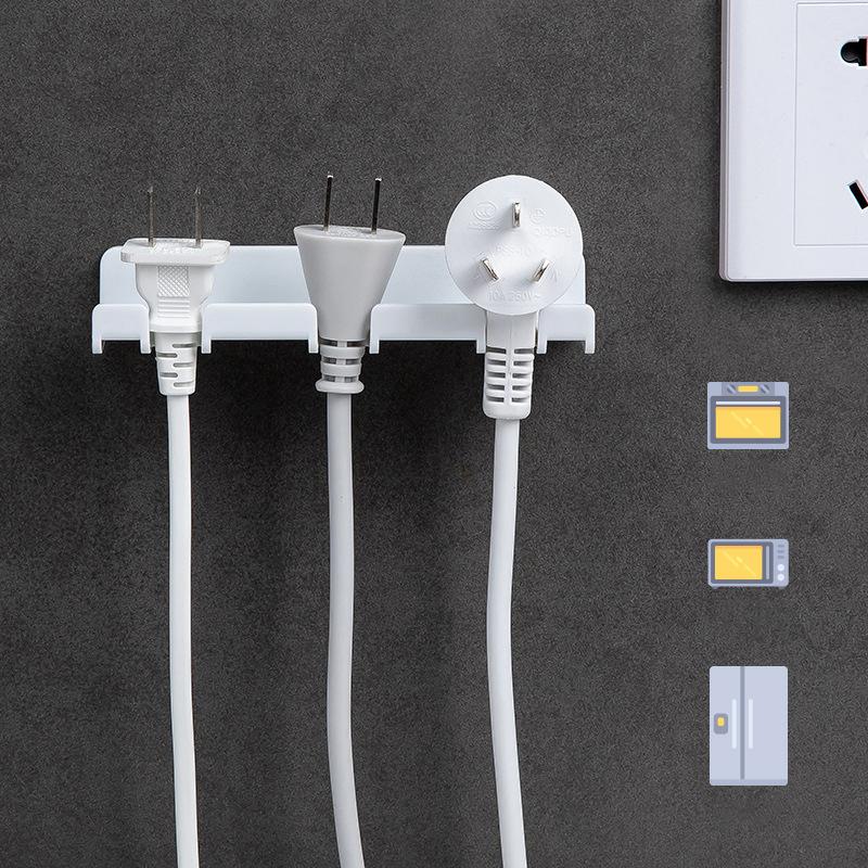 Toothbrush Storage Rack Multi-purpose Toothbrush Holder Free Punching Wall Mounted Hanging Hook For Bathroom Toilet Bedroom