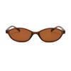 Retro Oval Frame Sunglasses Fashion Personalized Trendy Small Frame Sunglasses Punk Cat Eyes Sunshade Sun Protection Glasses