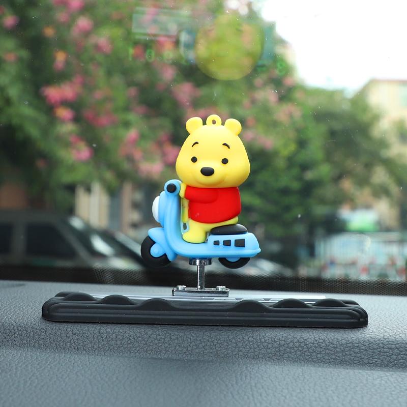 Central Control Screen Car Ornament Skateboard Bear Sliding Bear Creative Car Cartoon Interior Decoration Universal