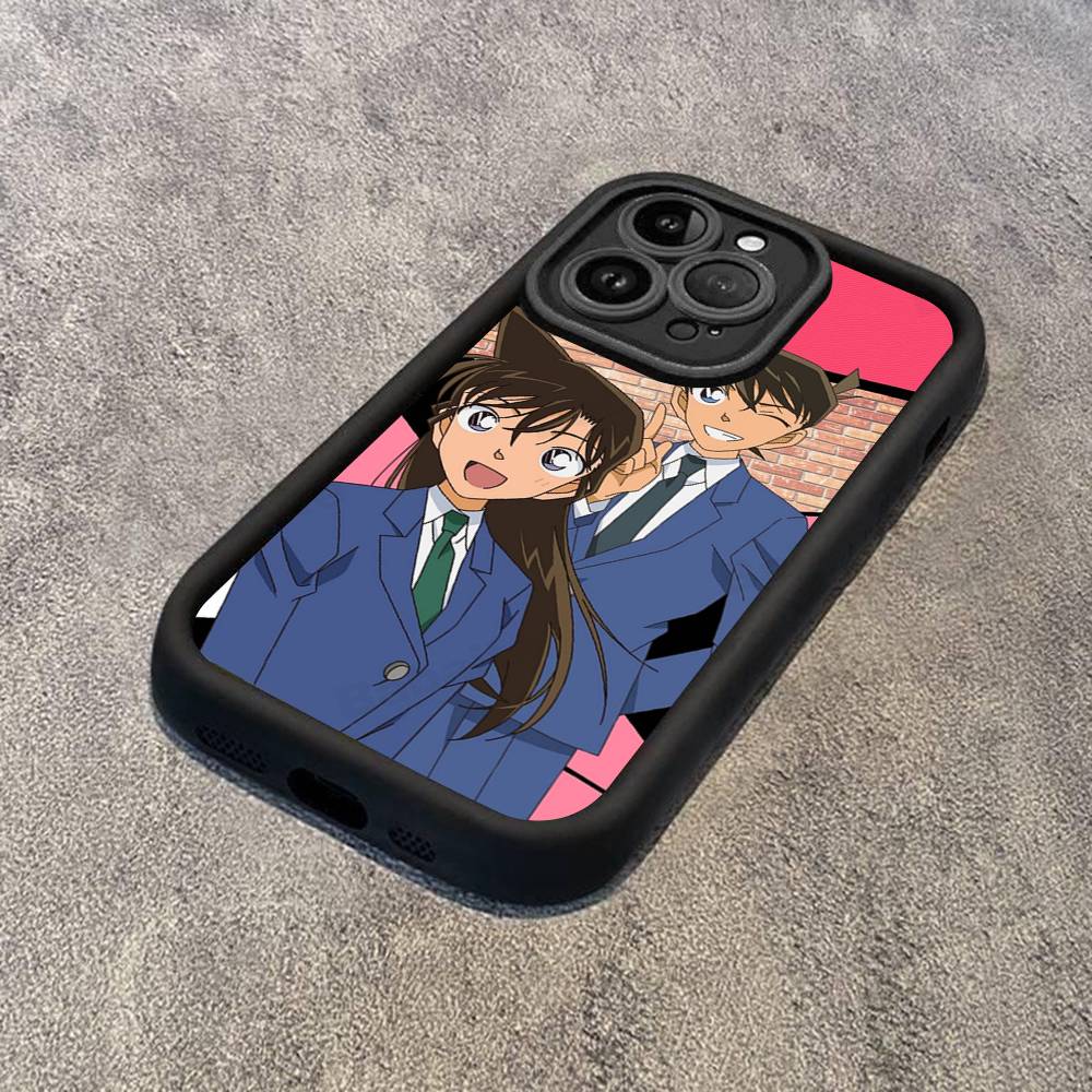 Japan D-Detective Conan Phone Case For IPhone 17 16 15 14 13 12 11 Pro Max 16E Plus INS Soft Cover