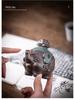 Ceramic Elephant Figurines - Wealth-Bringing Home Decor for Living Room, Wine Cabinet, or Foyer.