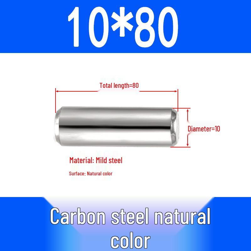 GB119 Iron Cylindrical Positioning Pin - Solid Pin Shaft M3M4M5M6M8M10M12