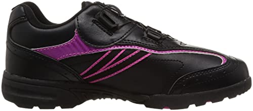 Hirota Golf Mega Golf Women's Golf Shoes, Black, Size 23.0 Cm, 4E