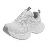 European thick-soled dad shoes for women's 2025 spring and summer mesh breathable and versatile ins trendy small casual sports shoes