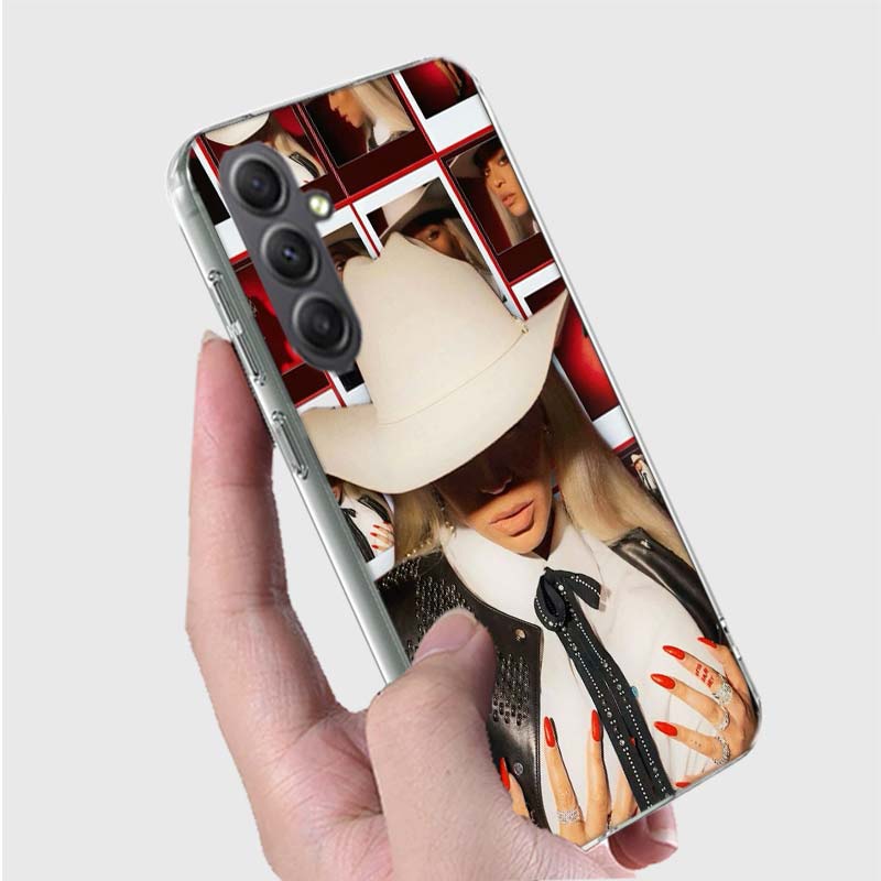 B-Beyonce Concert Bang Phone Case for Samsung A16 A26 A36 A56 A17 A37 A57 A07 A06 A02S A03 A04S A05S Galaxy Note 20 10 A50S A71