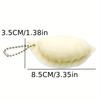 Cute Simulation Dumpling Squishy Toys Stress Relief Ball Slow Rising Sensory Squeeze Fidget Toy For Adults Kids Classroom Prizes