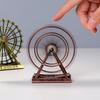 Retro London Eye Ornament Rotatable Ferris Wheel Model Nordic Style Art Figurine  Desk