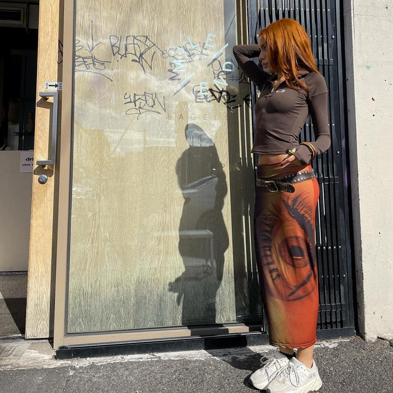 New Style Long Skirt Women  Slim Wrap Hip Skirts Fashion Elegant Office Women White Satin Skirt Summer