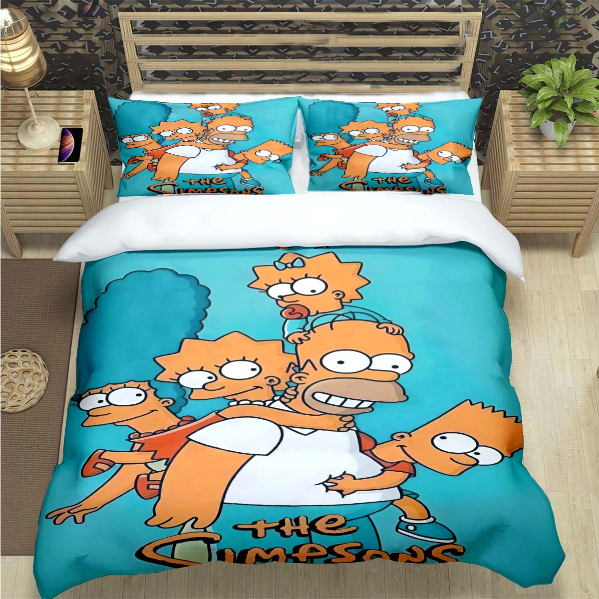 

Popular Cartoon Tv Role Print Bedding Sets Bed Supplie Set Comforter Set Teens Girls Twin Single Kid Gift EU Single(135*200cm)3pcs