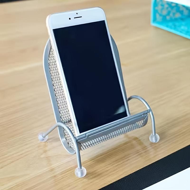 1PZ Supporto Creativo per Telefono Cellulare, Supporto Pigro da Scrivania, Forma Carina a Sedia, Design Stabile e Ponderato, Supporto per Telefono Cellulare da Comodino.