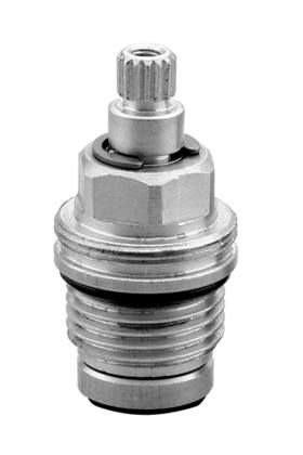 Slider head for two-handle tap for screw / spline 15 /