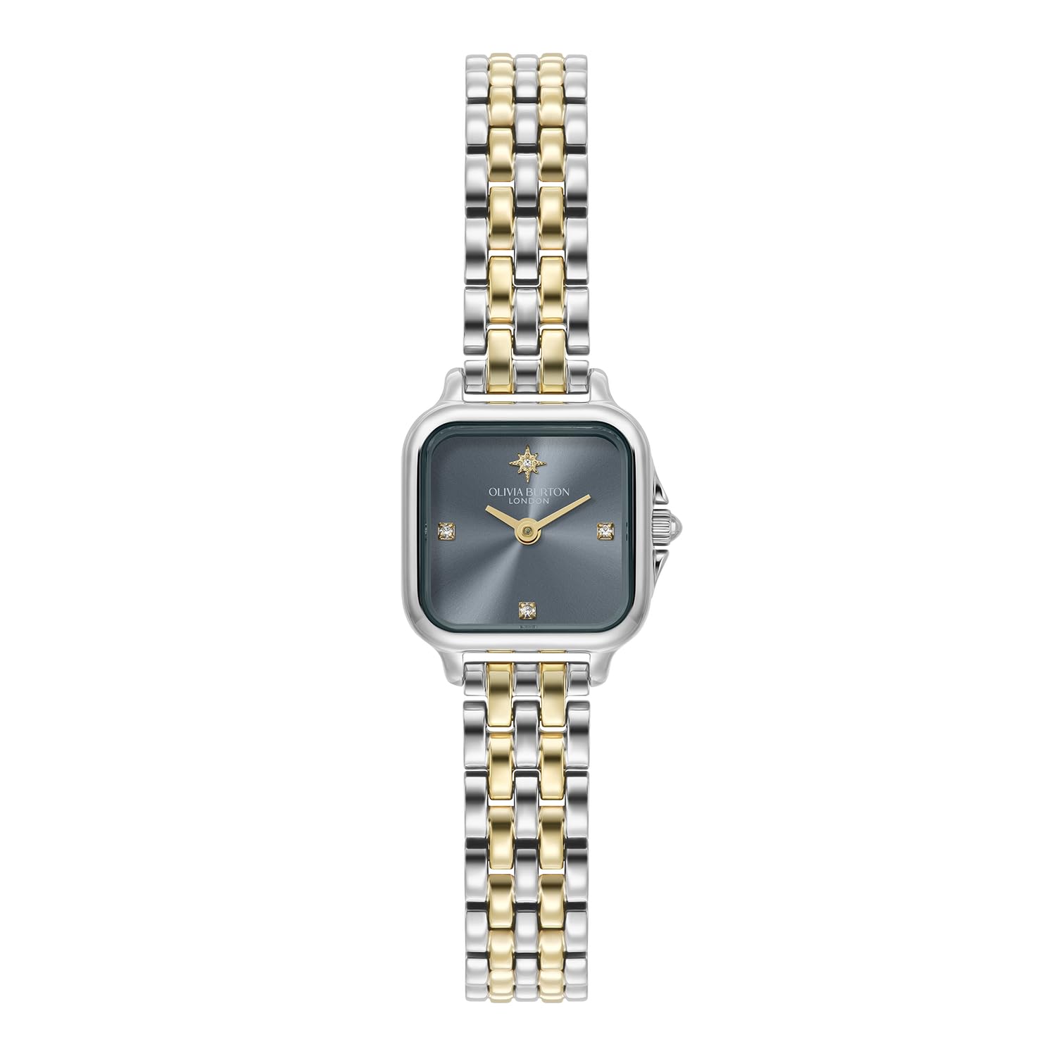 

Авторизованный дилер Olivia Burton Watch Ladies 24000258 Classic Grosvenor Mini Chalk Blue Sunray Silver Gold Bracelet 20 мм [OLIVIA BURTON] &
