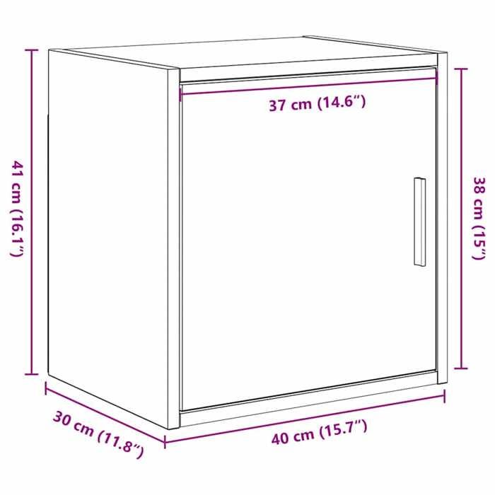 VidaXL Armoires murales de garage 2 pcs vieux bois bois d'ingénierie, armoire, placard mural de garage, armoire à outils 860640