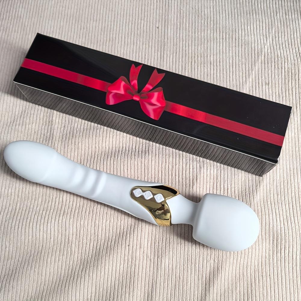 Powerful Dildos Vibrator Dual motor silicone Wand G-Spot Massager 10 modes Sex Toy for Couple Clitoris Stimulator for Adults